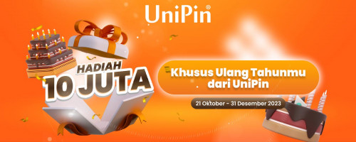 Hadiah 10 JUTA Khusus Ulang Tahunmu dari UniPin!